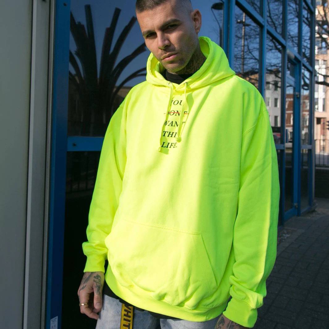 YDWTL LIMITED SAFETY YELLOW HOODIE