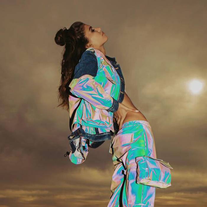 RAINBOW REFLECTIVE CARGO PANTS