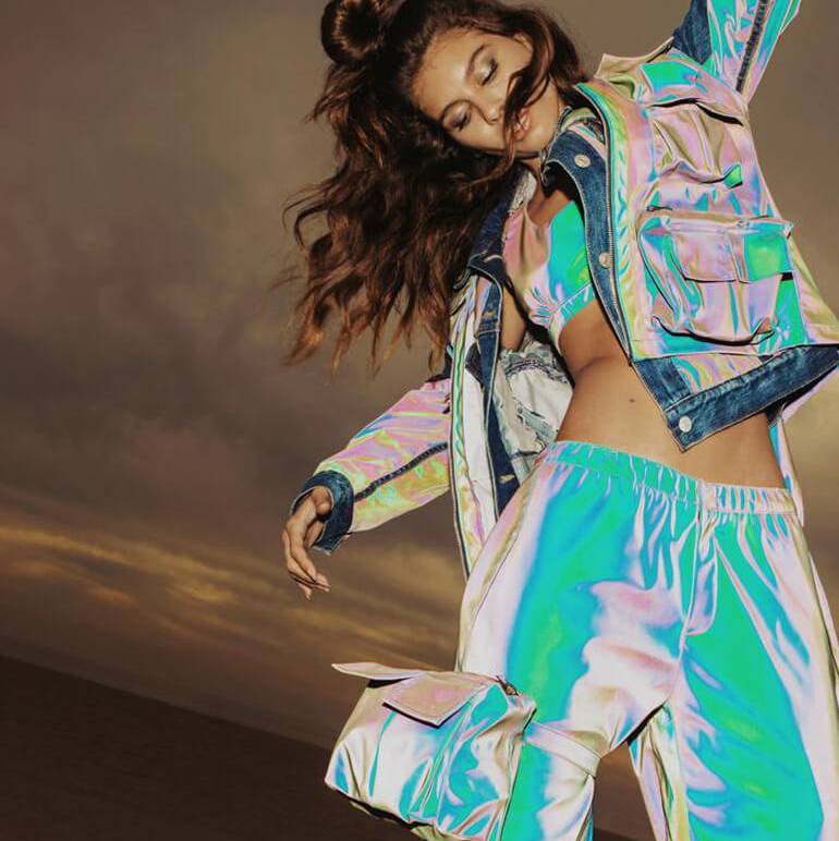 RAINBOW REFLECTIVE THIGH BAG
